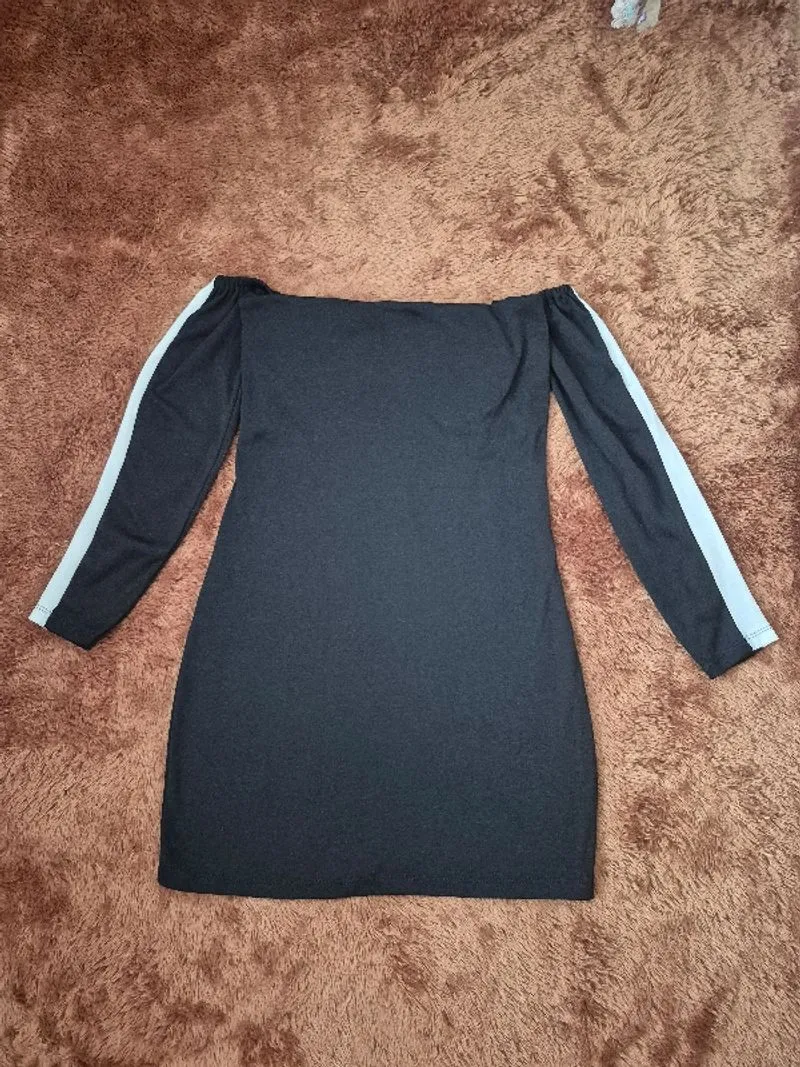 Dress Sabrina Hitam Putih photo 1