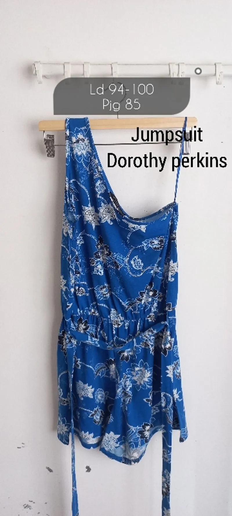 Jumpsuit / jumper biru motif photo 1
