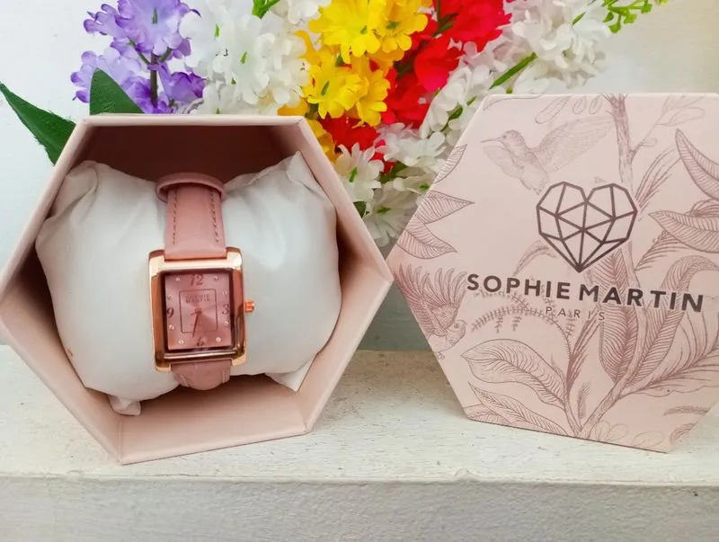Jam Tangan Wanita Sophie Martin Seri Fayra Pink  photo 1