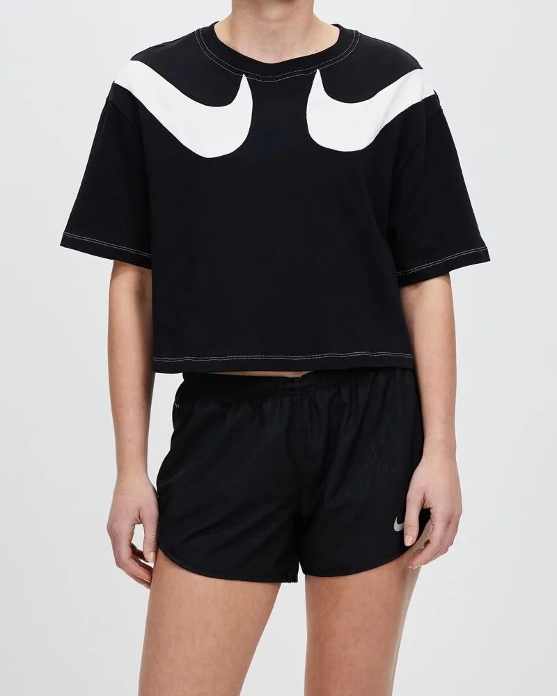 NIKE DOUBLE SWOOSH CROPPED TEE photo 1