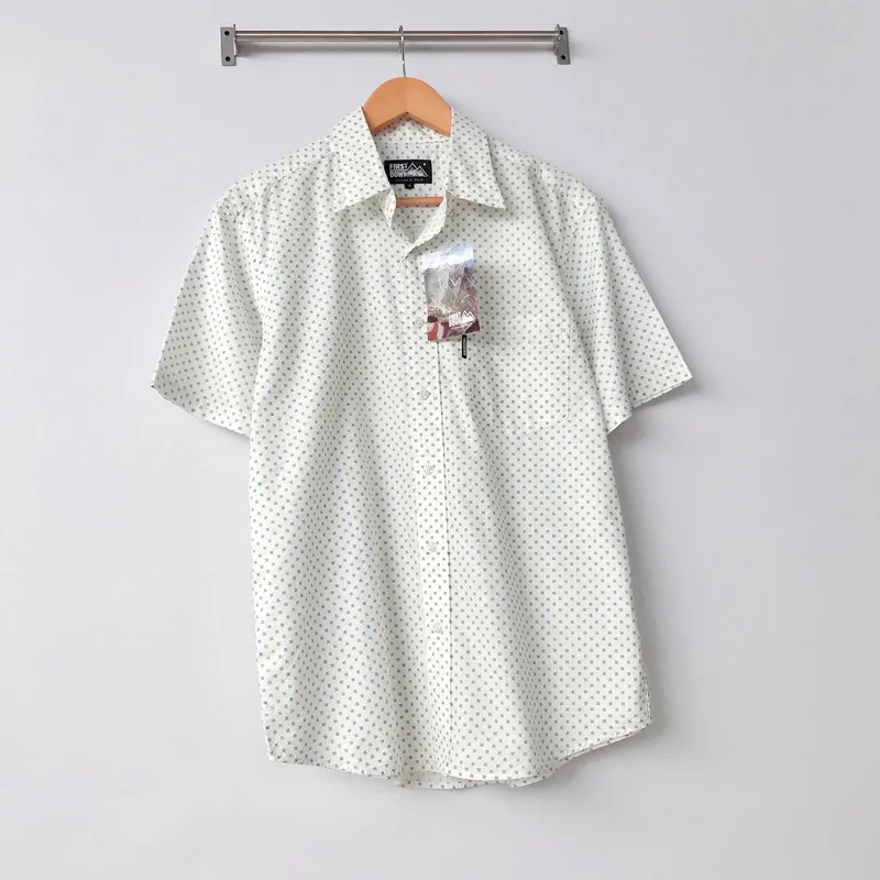 Japanese brand Casual Casual shirt Pria white photo 1