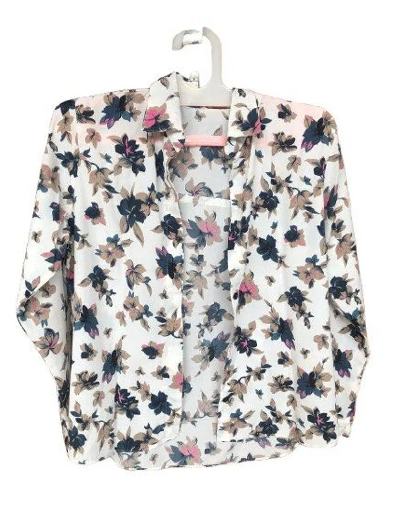 KEMEJA MOTIF FLOWERS WANITA photo 1