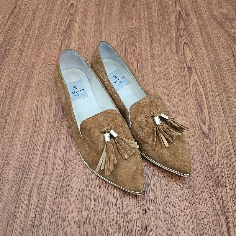 Lanvin suede flats photo 1