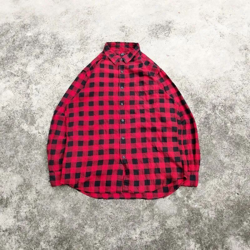 Kemeja Flannel Uniqlo  photo 1