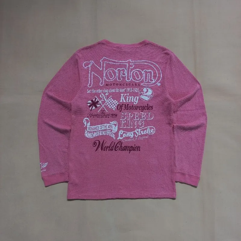 Norton Motorcycles Waffle Long Sleeve Tshirt photo 1
