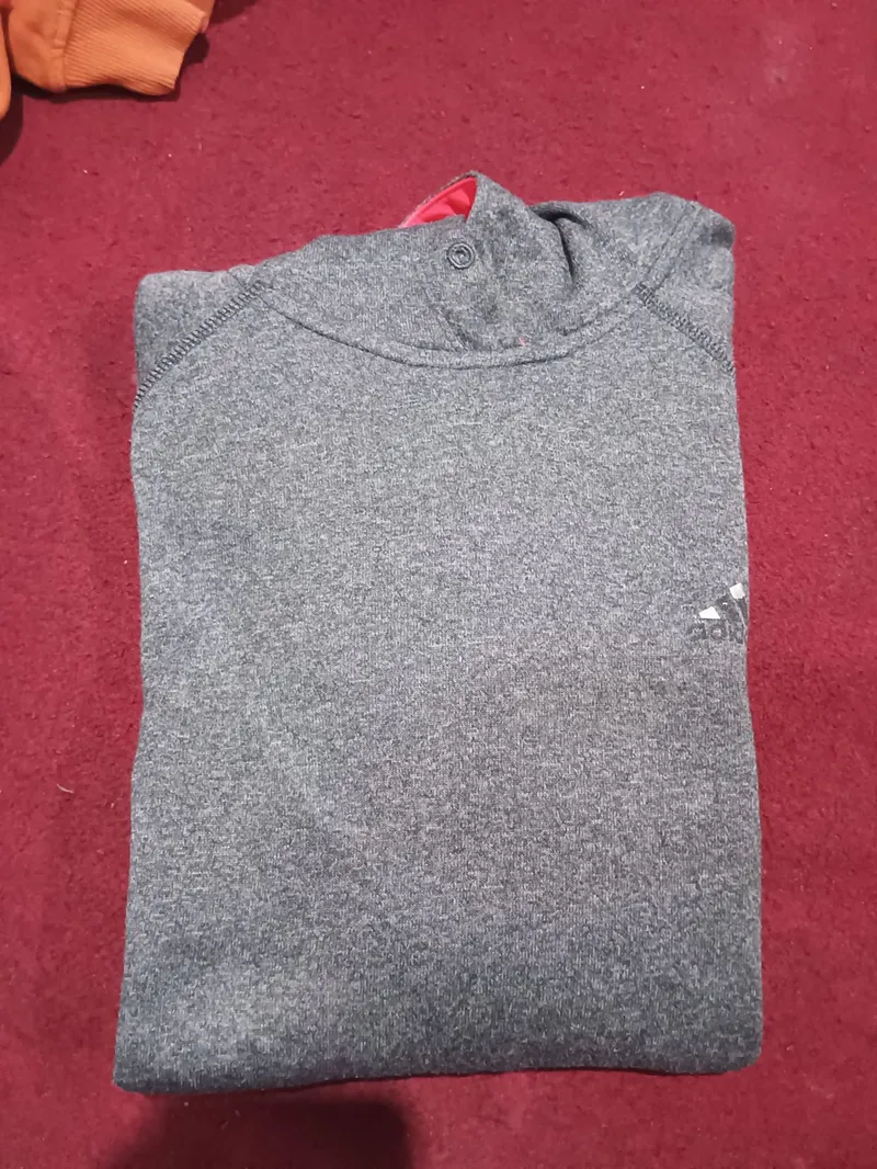 Vintage Hoody Pria white red photo 1