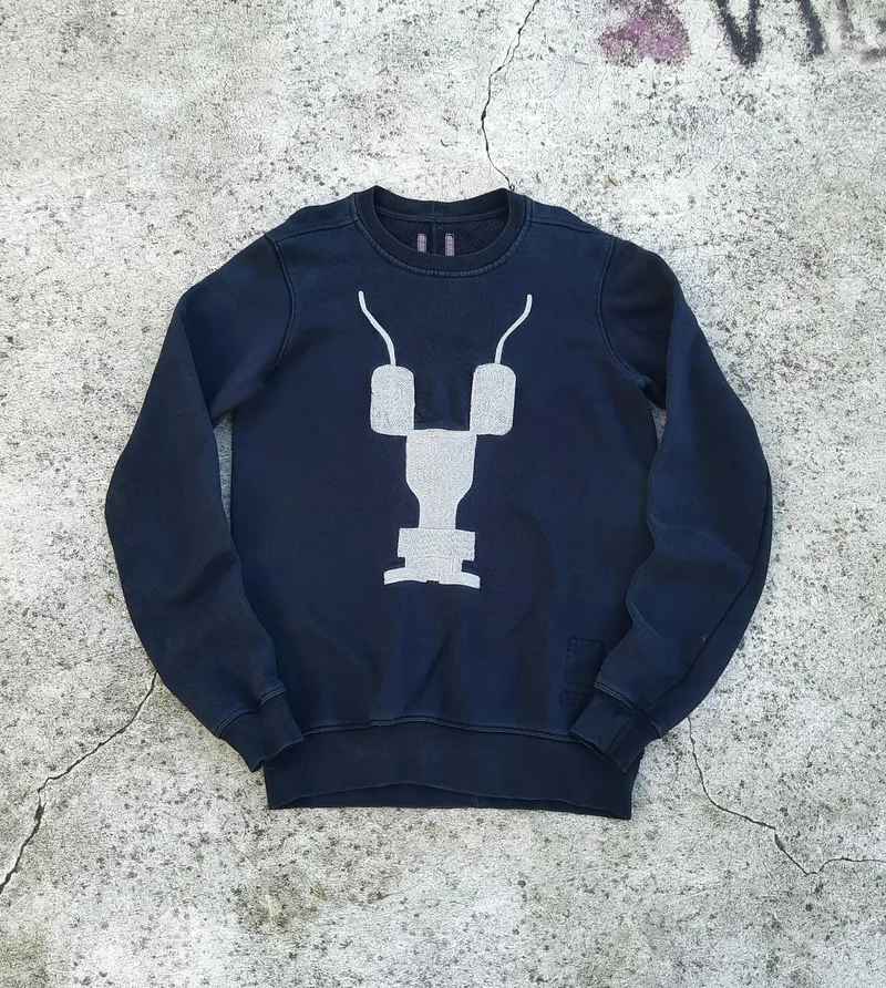 Rick Owens Avant Garde Futurist Sweater Pria black photo 1
