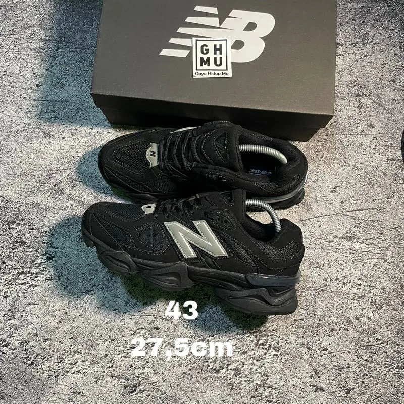 New Balance 9060 Black Cement photo 1