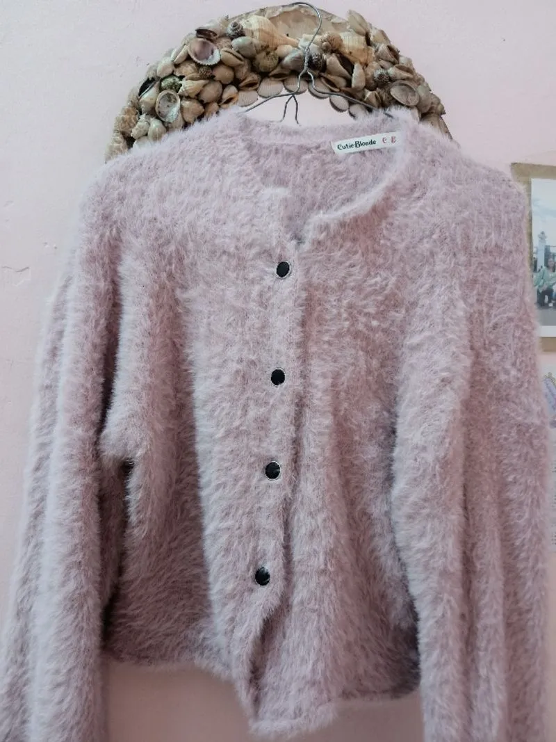 Cardi rajut premium bulu photo 1