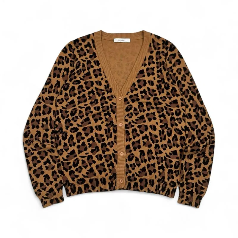 Cardigan Knited Leopard Moussy photo 1