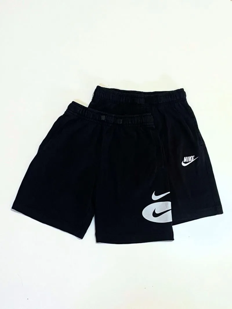 double swoosh shorts
