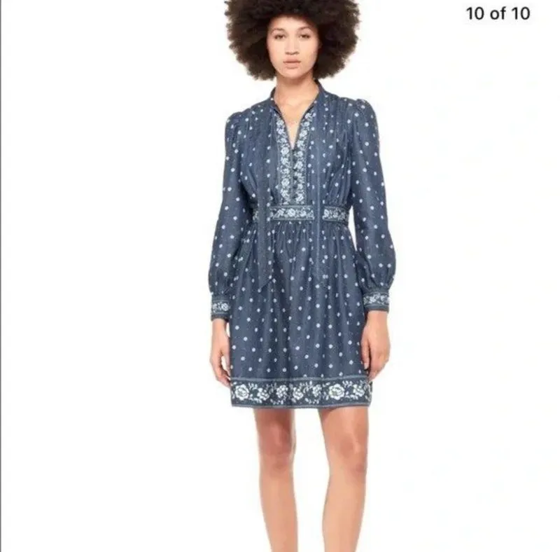 Kate spade indigo blue dress photo 1