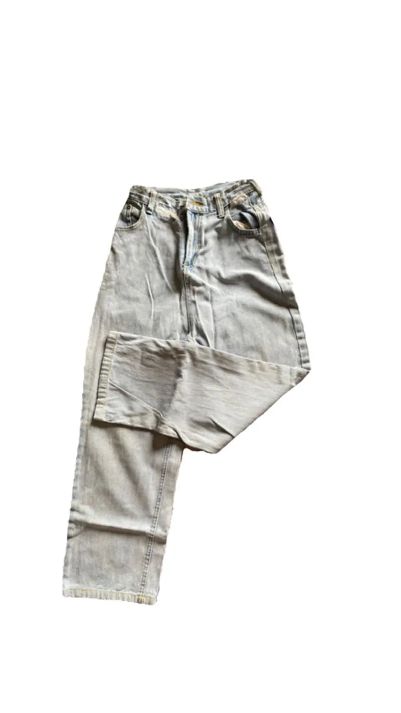 Casual Y2K High waisted jeans Wanita gray photo 1