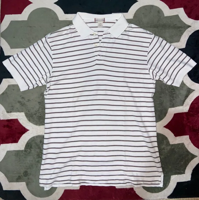 GAP Casual Polo Shirt Pria White photo 1