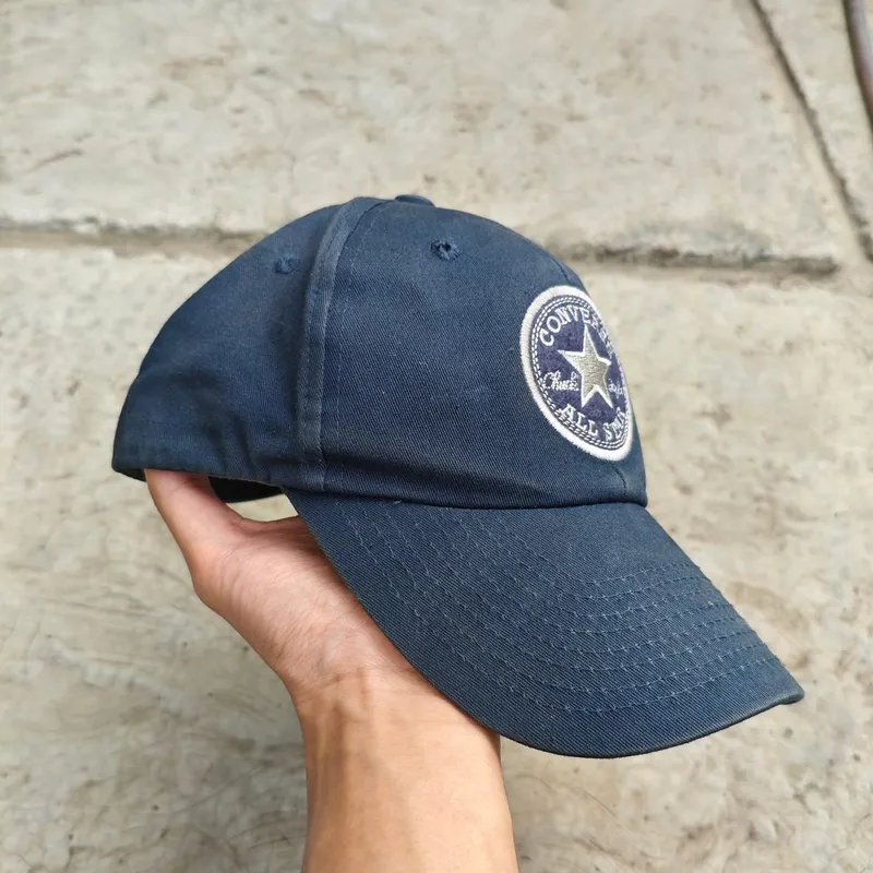 Converse Streetwear Casual Hat Pria navy photo 1