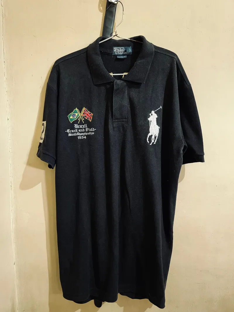 Polo Ralph Lauren Luxury Minimalist Polo shirt Pria black photo 1