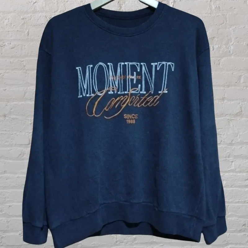 Casual Sweater Pria navy black photo 1
