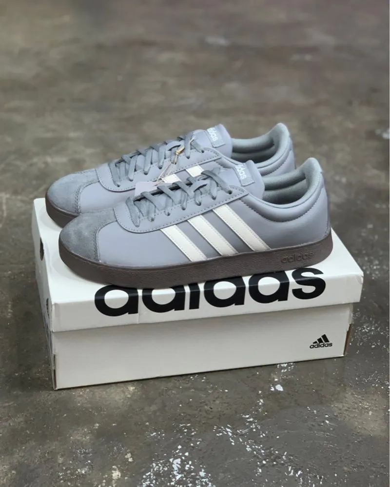Adidas Lifestyle VL Court Base Shoes Men Grey Preloved