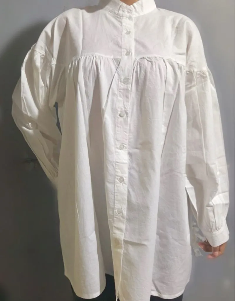 MINI DRESS PUTIH OVERSIZED CANTIK😍 photo 1