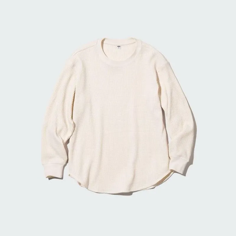 uniqlo waffle long sleeve  photo 1
