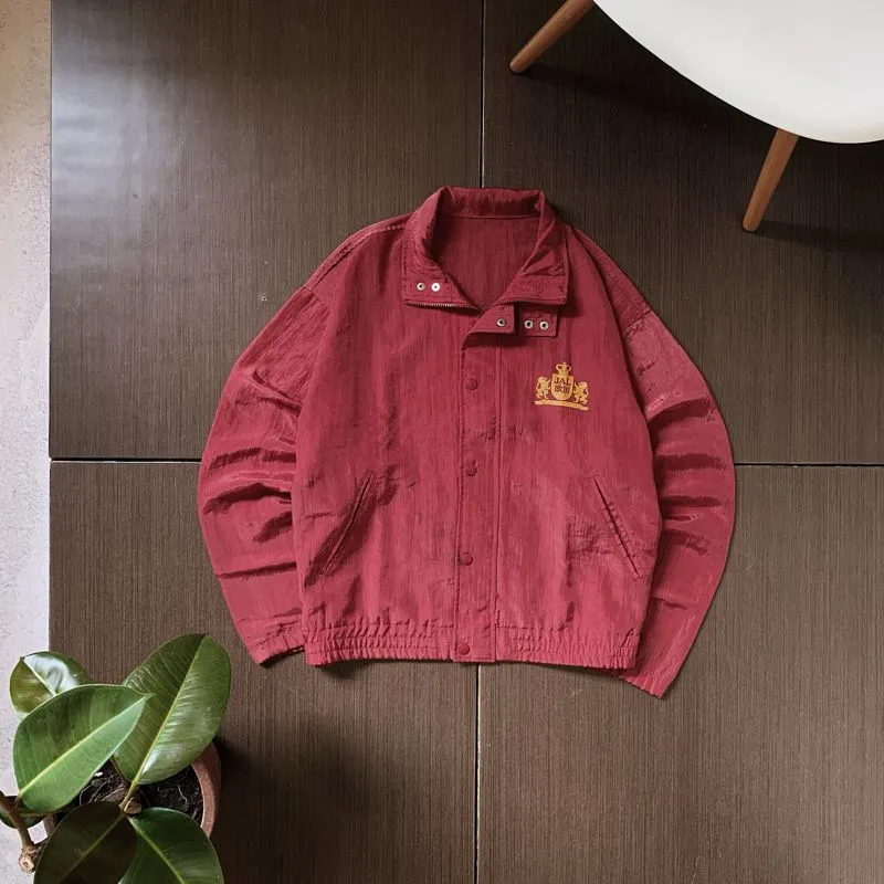 Express Rider Streetwear Vintage Windbreaker Pria burgundy photo 1