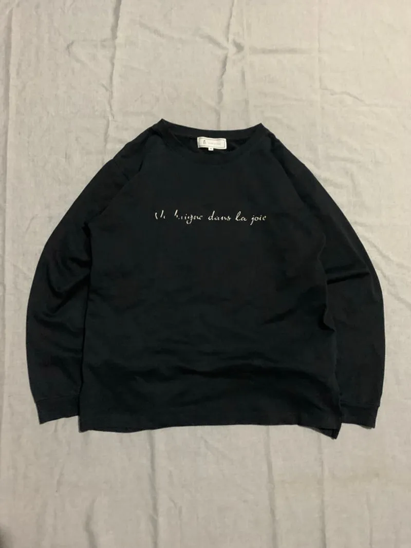 (BARU) Rope Picnic Woman Long Sleeved Black photo 1