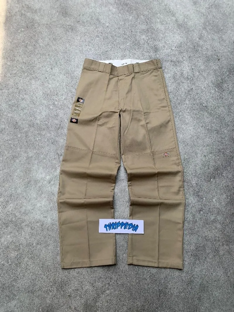 DICKIES 85283 Khaki Double knee loose fit BNWT / BARU photo 1