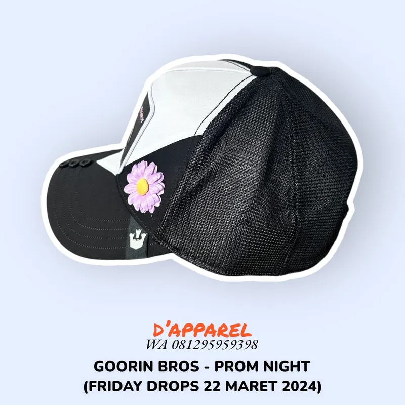 Sportswear Hat Pria white black photo 1