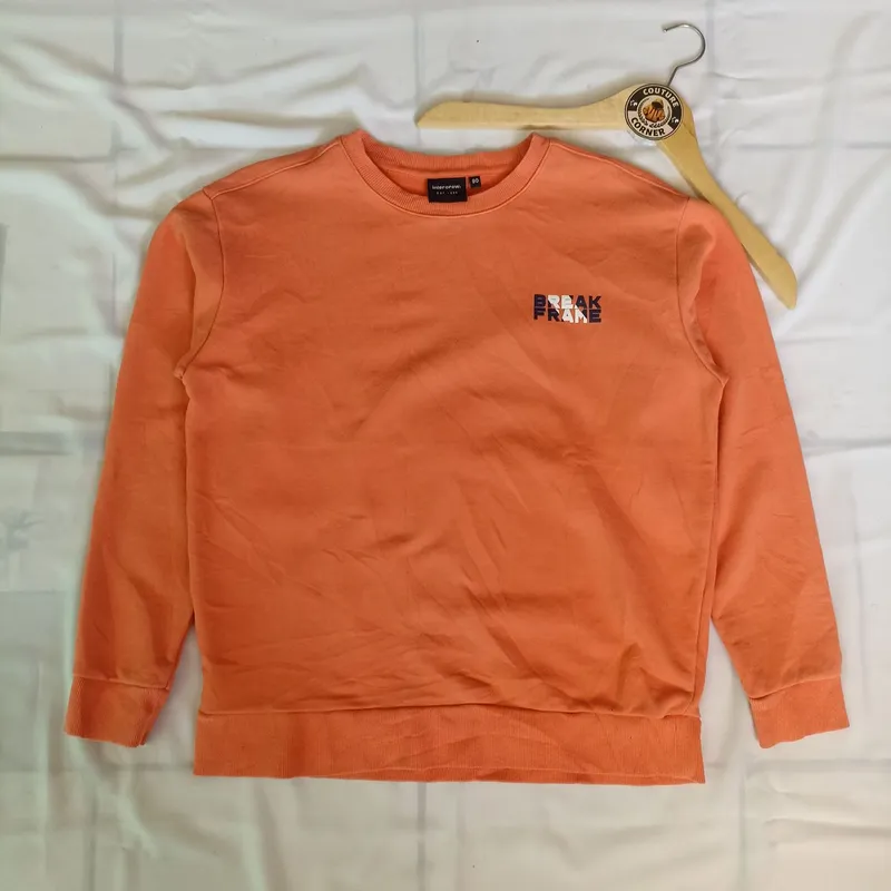Casual Sweater Pria orange photo 1