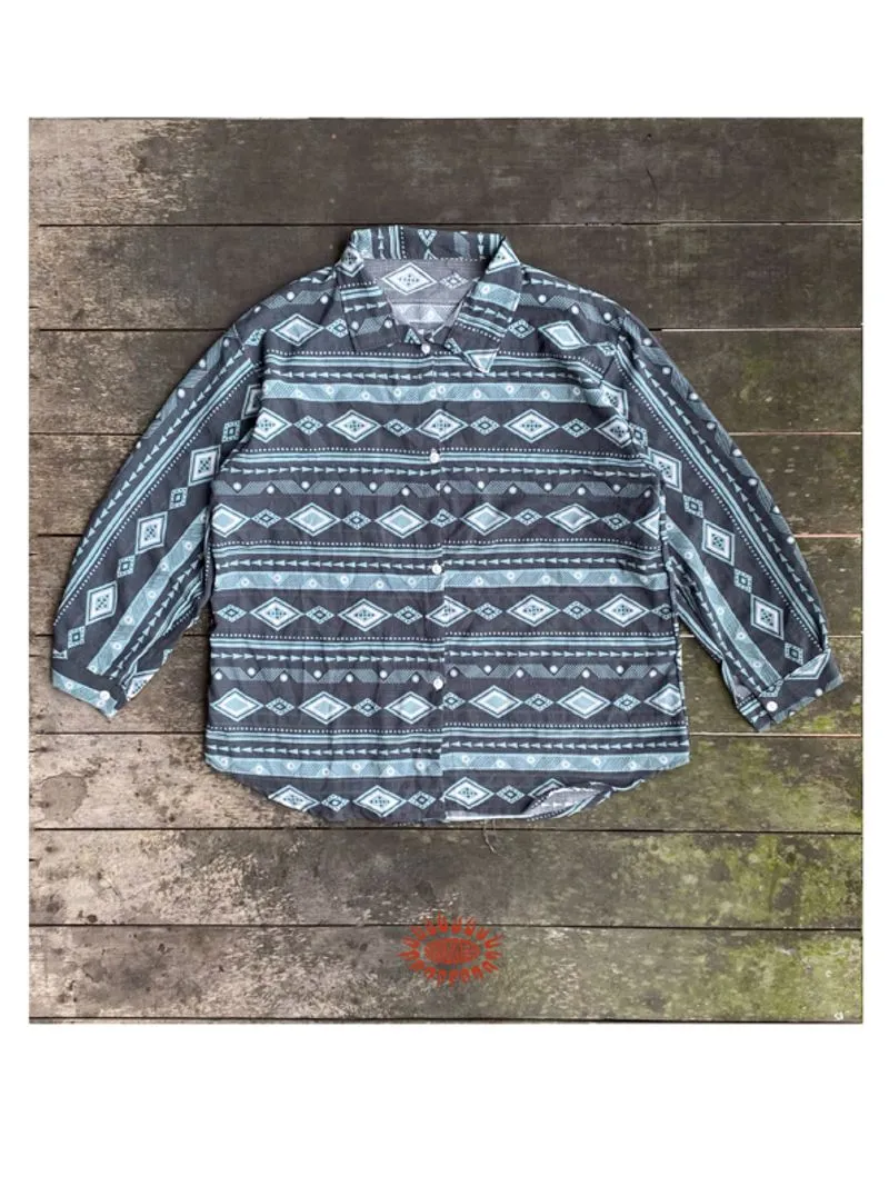 Navajo Patterned Ethno Shirt •Classic •Women Shirt photo 1