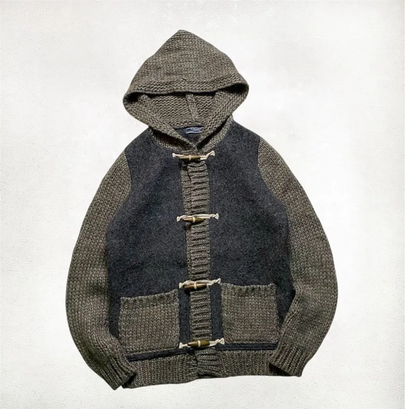 ZARA WOOL KNIT HOODIE photo 1