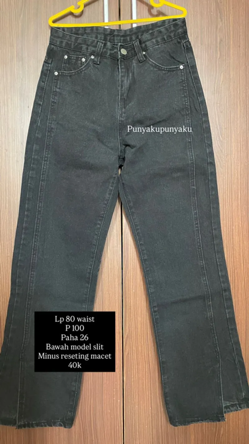 jeans hitam photo 1