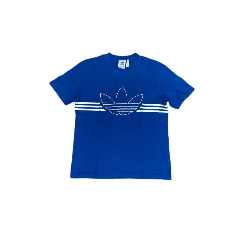 Adidas Originals Blue Big Script Printed Logo Tee photo 1
