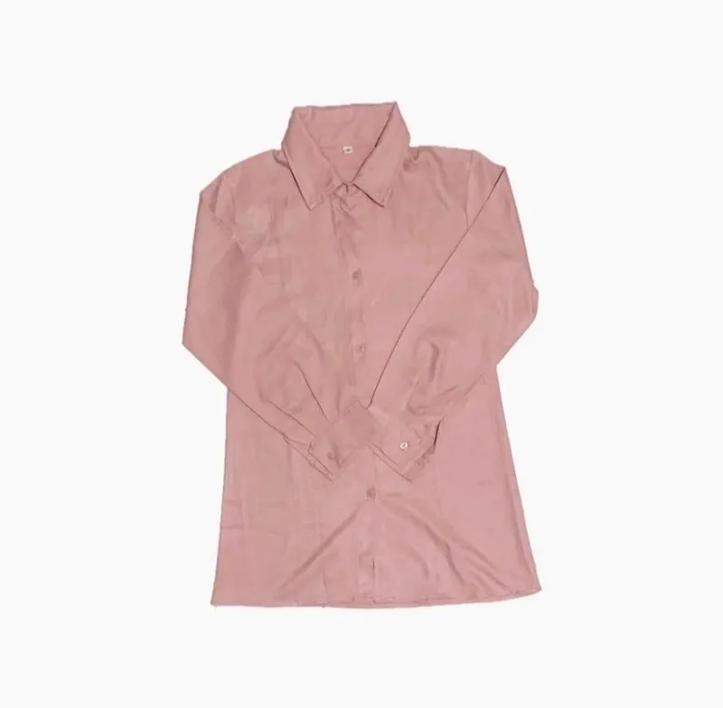 Vintage Reworked Shirt Wanita pink photo 1