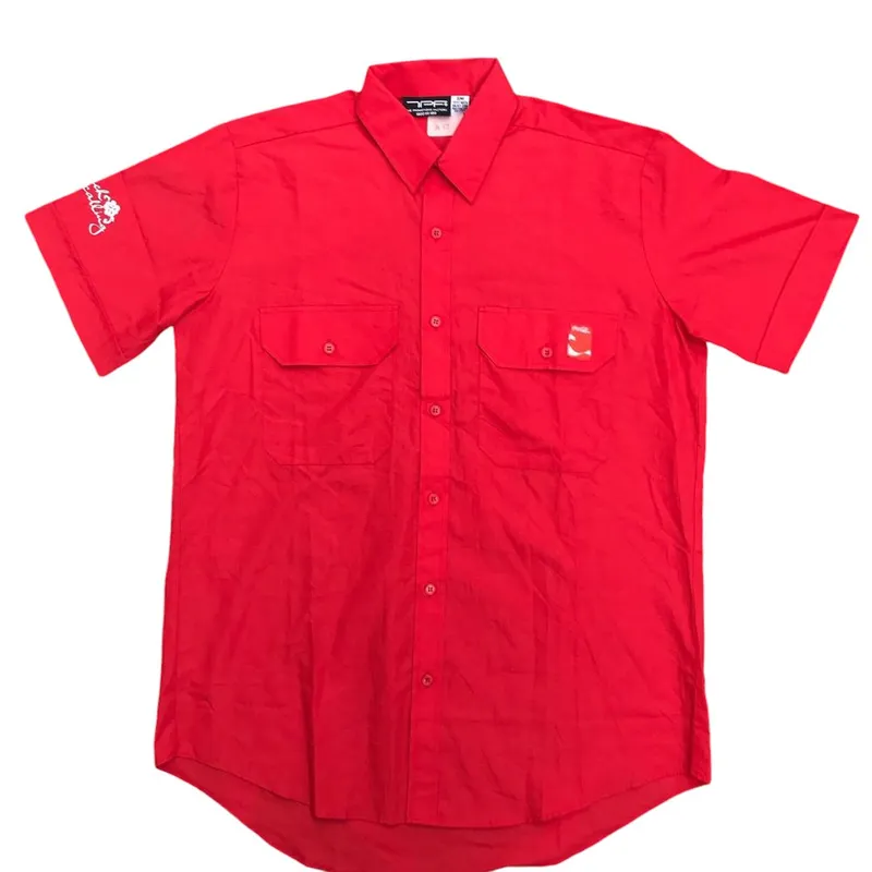 Vintage Y2K Casual shirt Pria red photo 1