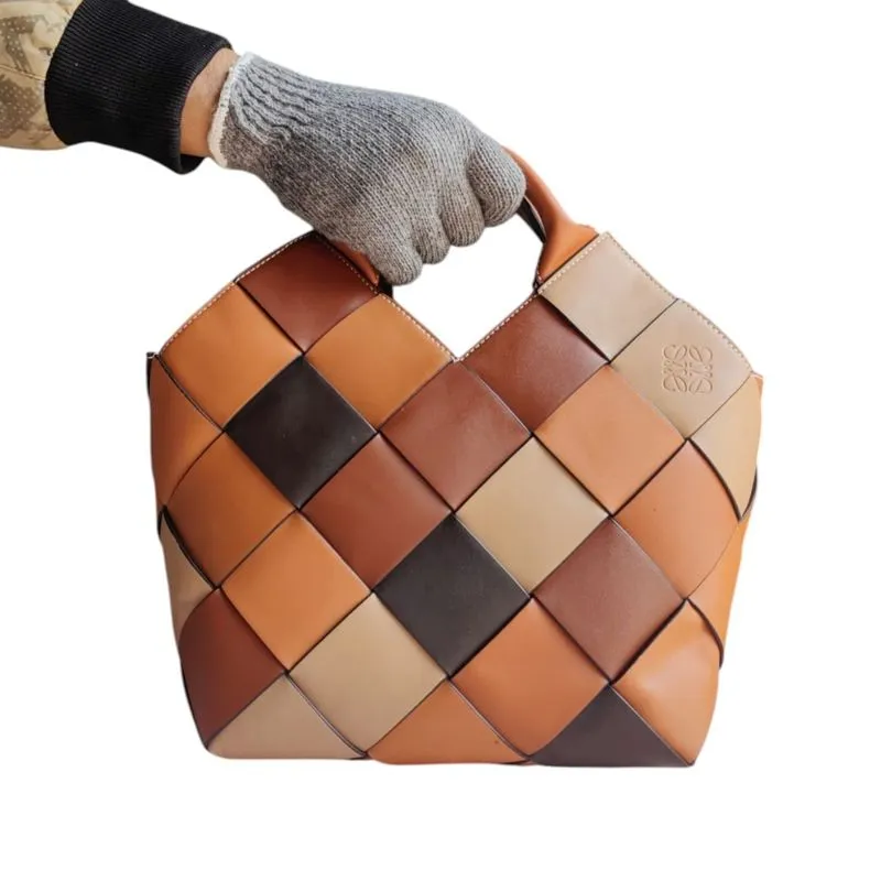 Loewe Madrid Bag Surplus Basket Brown woven leather 2way photo 1