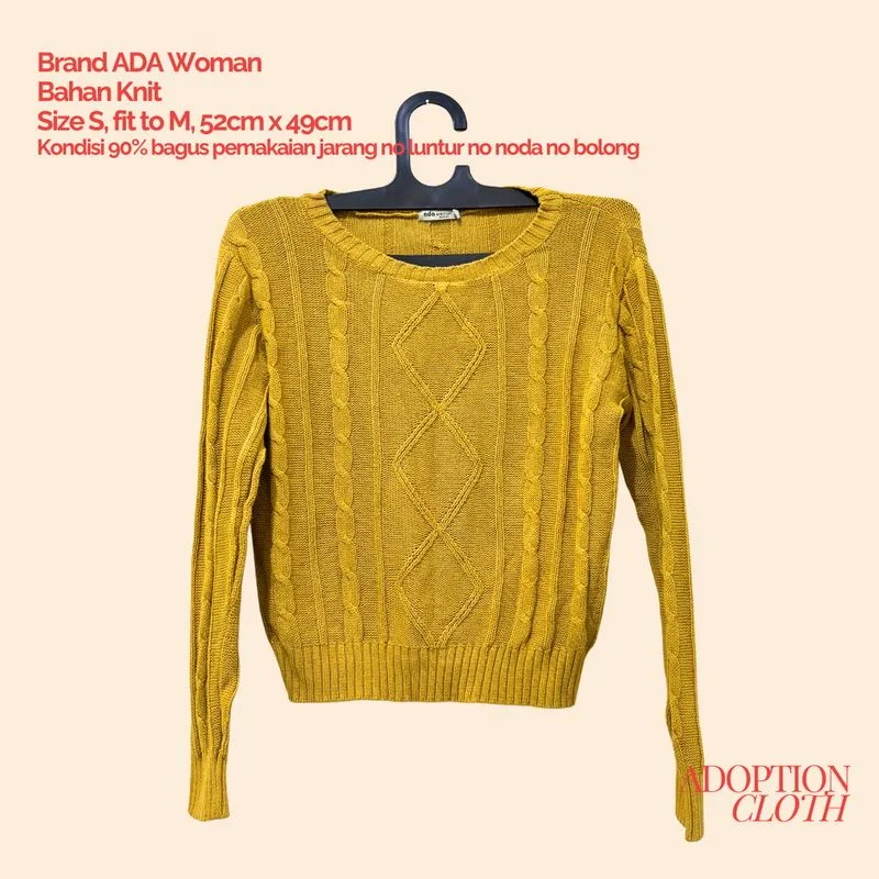 Sweater Yellow ADA Woman photo 1