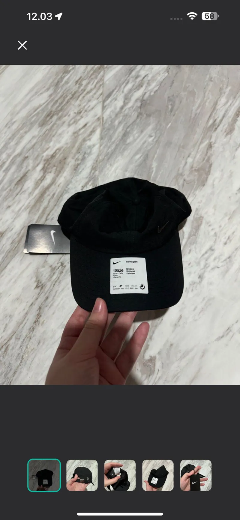 Nike Lolita Casual Hat Pria black photo 1