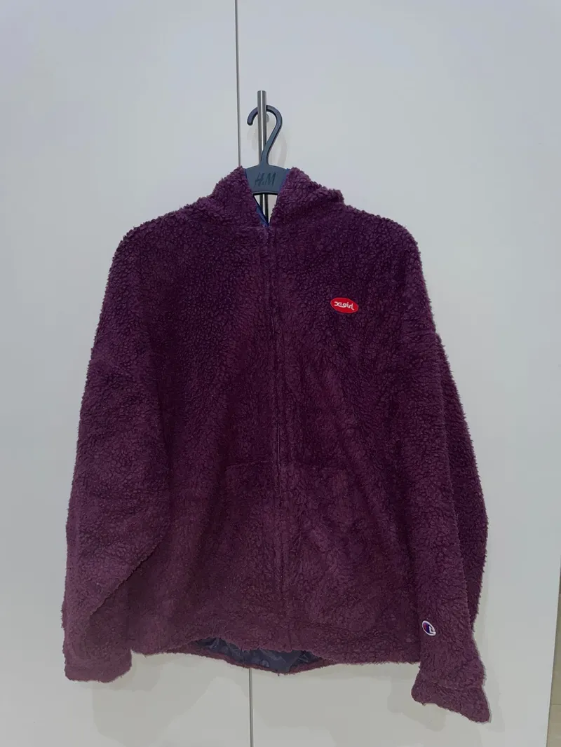 Champion Streetwear Sportswear Hoody Pria purple blue photo 1