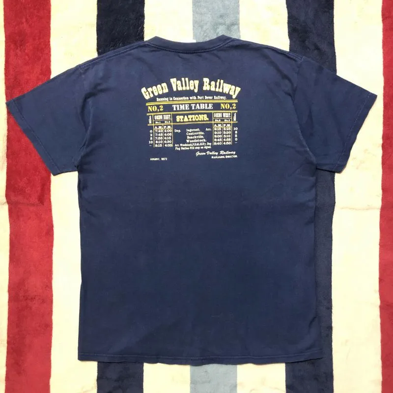 Vintage 90s Edwin “Green Valley Railway” T-Shirt Preloved