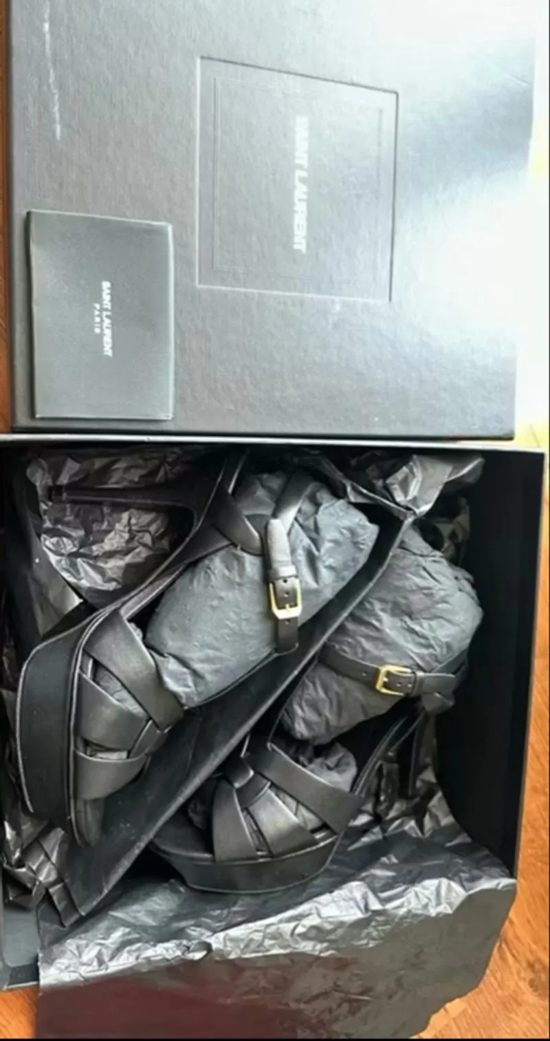 YSL shoes black Original Size 36 Preloved