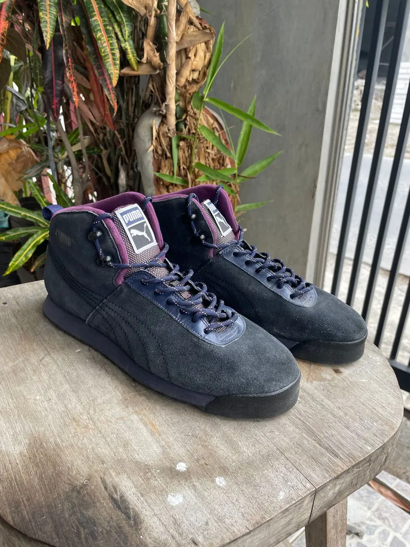 Puma Streetwear Sneakers Pria black gray photo 1