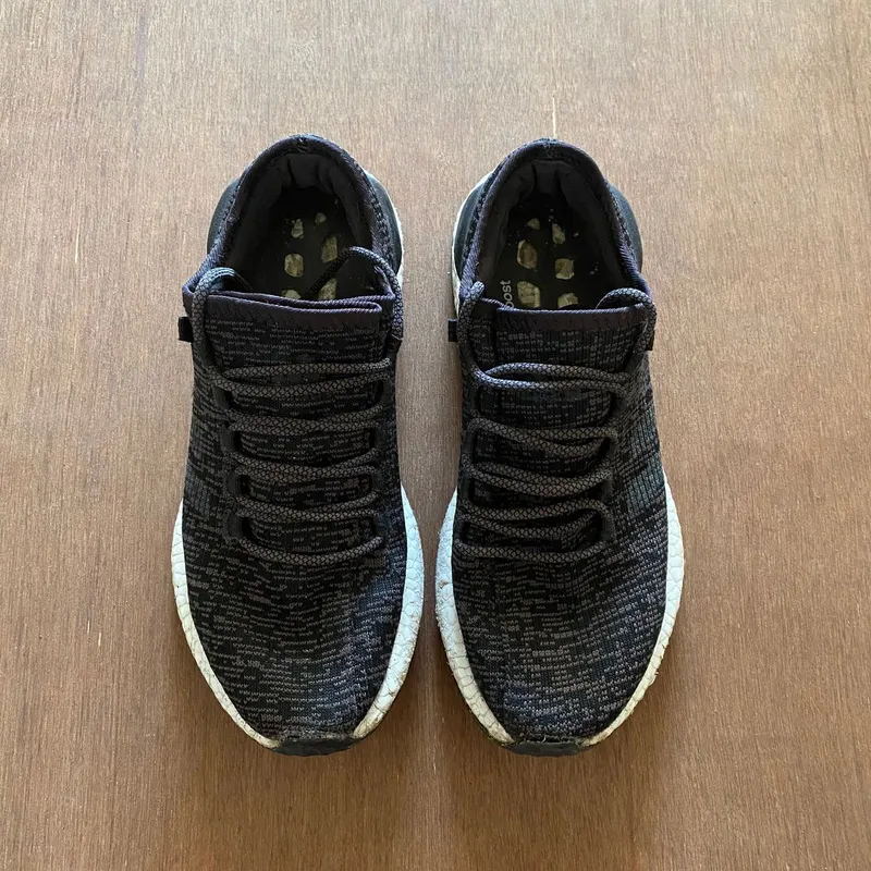 Adidas Streetwear Sportswear Sneakers Pria black gray photo 1