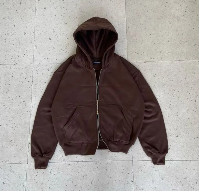 Uniqlo Vintage Hoody Pria brown photo 1