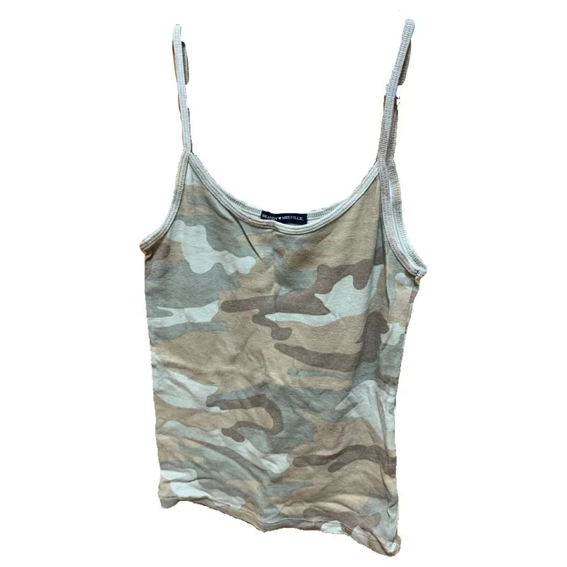 brandy melville camo army tank top photo 1