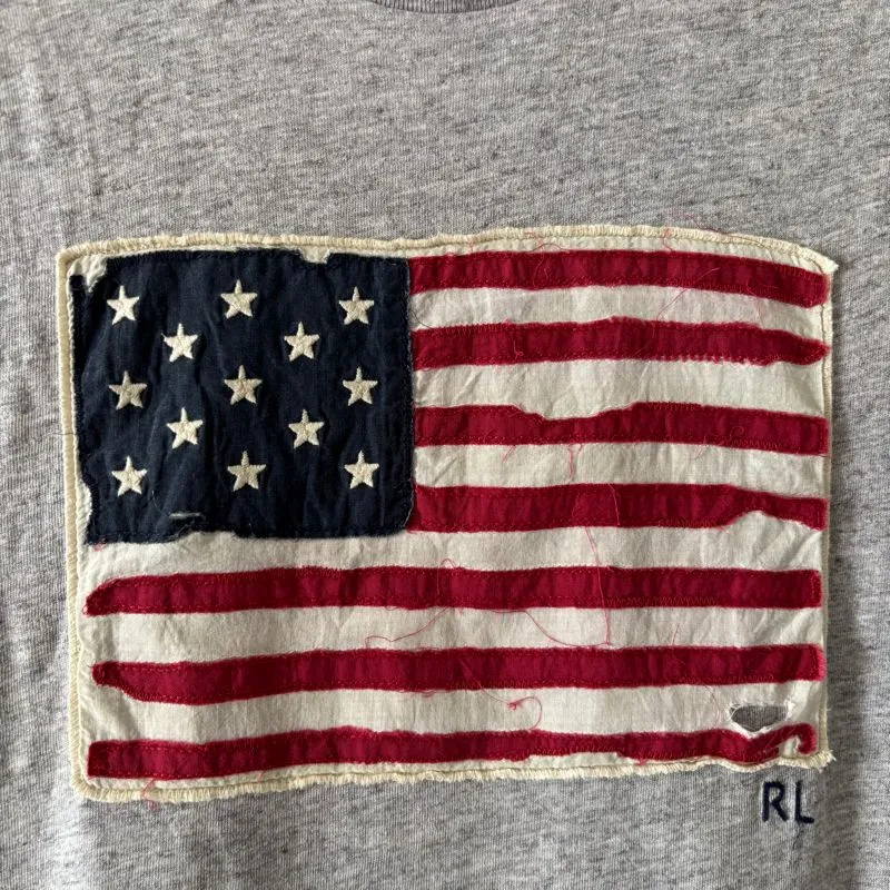 Polo Ralph Lauren United StateAmerica Flag Tee Preloved