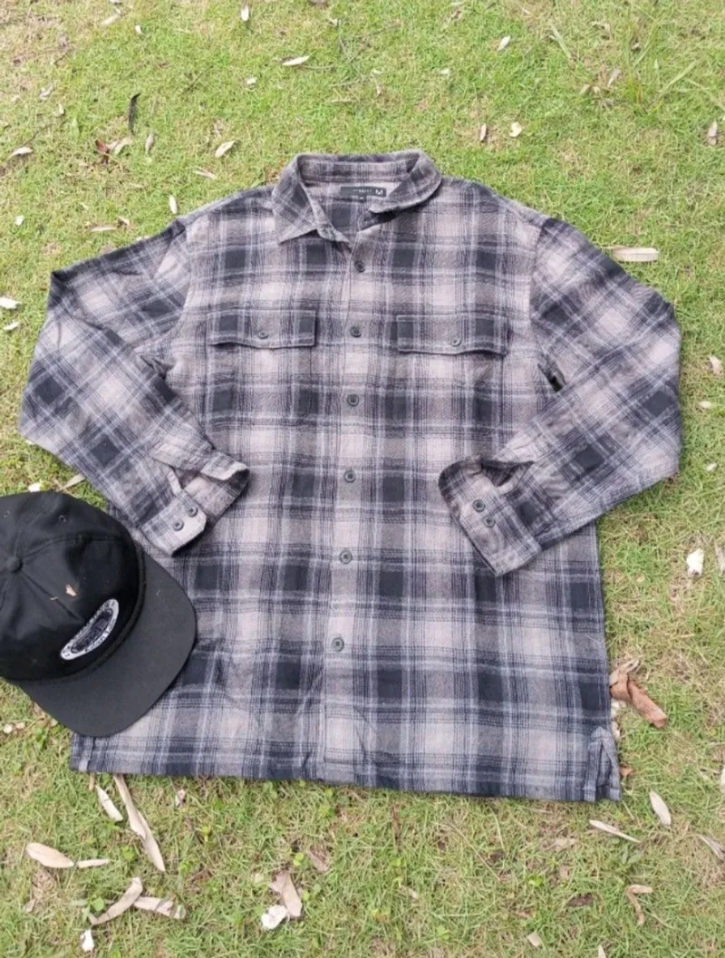Casual Fleece Pria white gray photo 1