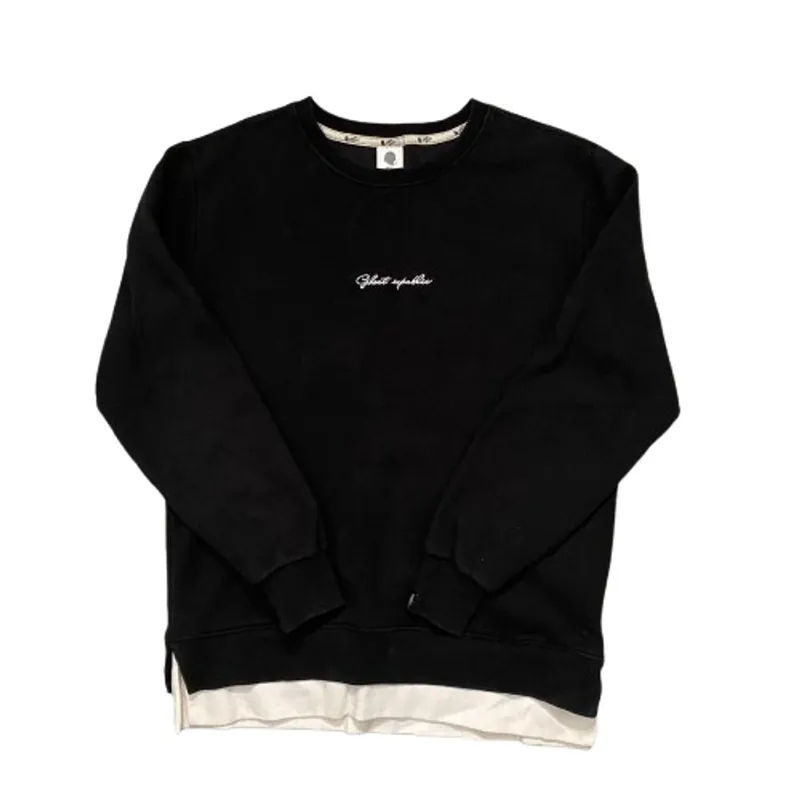 Streetwear Casual Sweater Wanita black photo 1