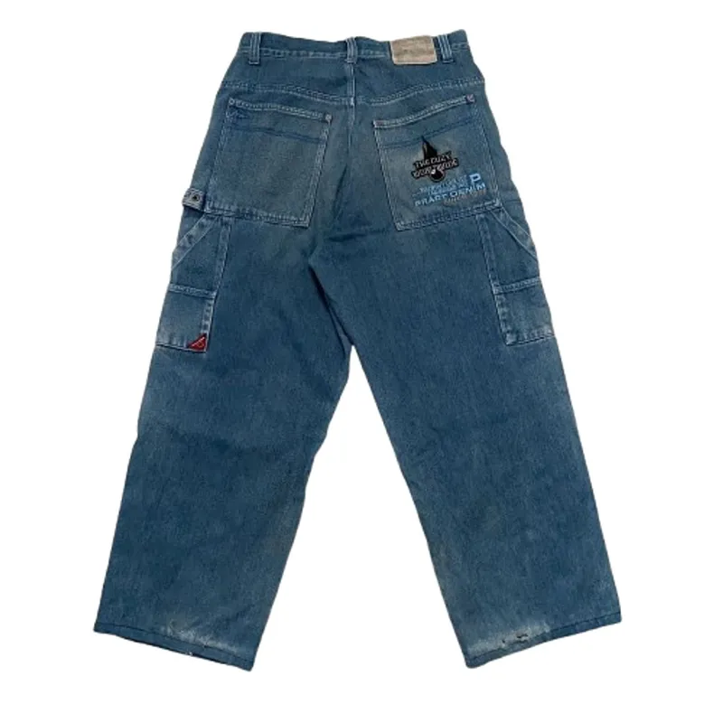 Skater Reworked Jeans Pria blue photo 1