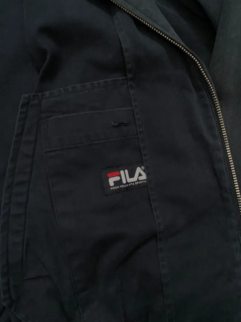 Fila Vintage Casual Bomber jacket Pria navy